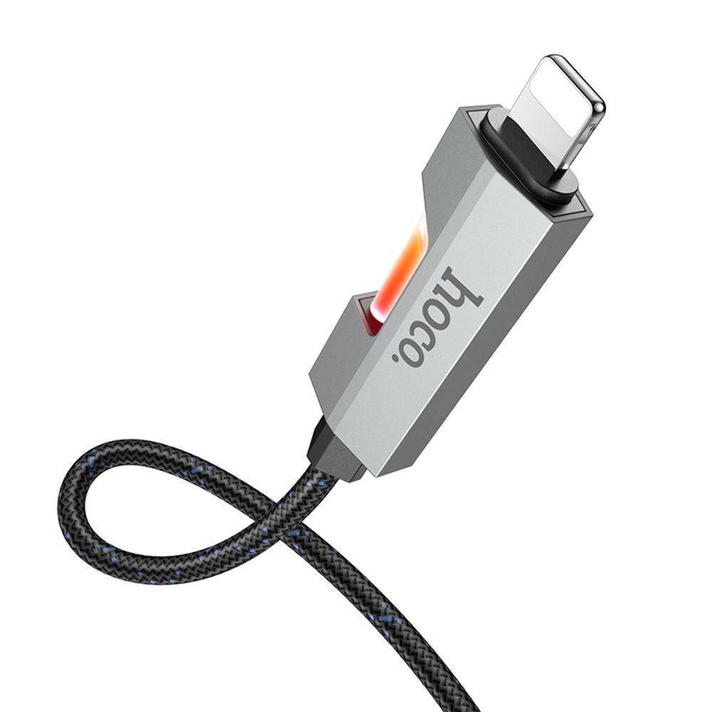 USB- Hoco U123, Type-C  Lightning, 27 , 100 , 