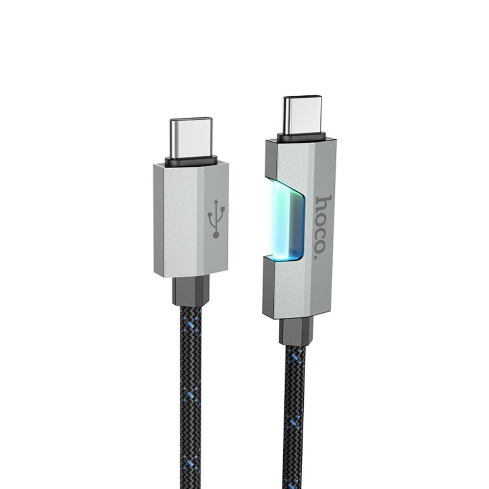 USB- Hoco U123, Type-C  Type-C, PowerDelivery (60 ), 100 , 