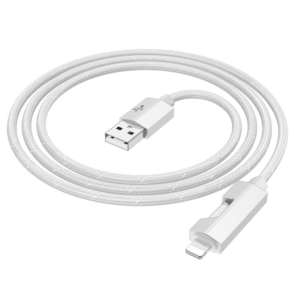 USB- Hoco U123, Lightning, 27 , 100 , 