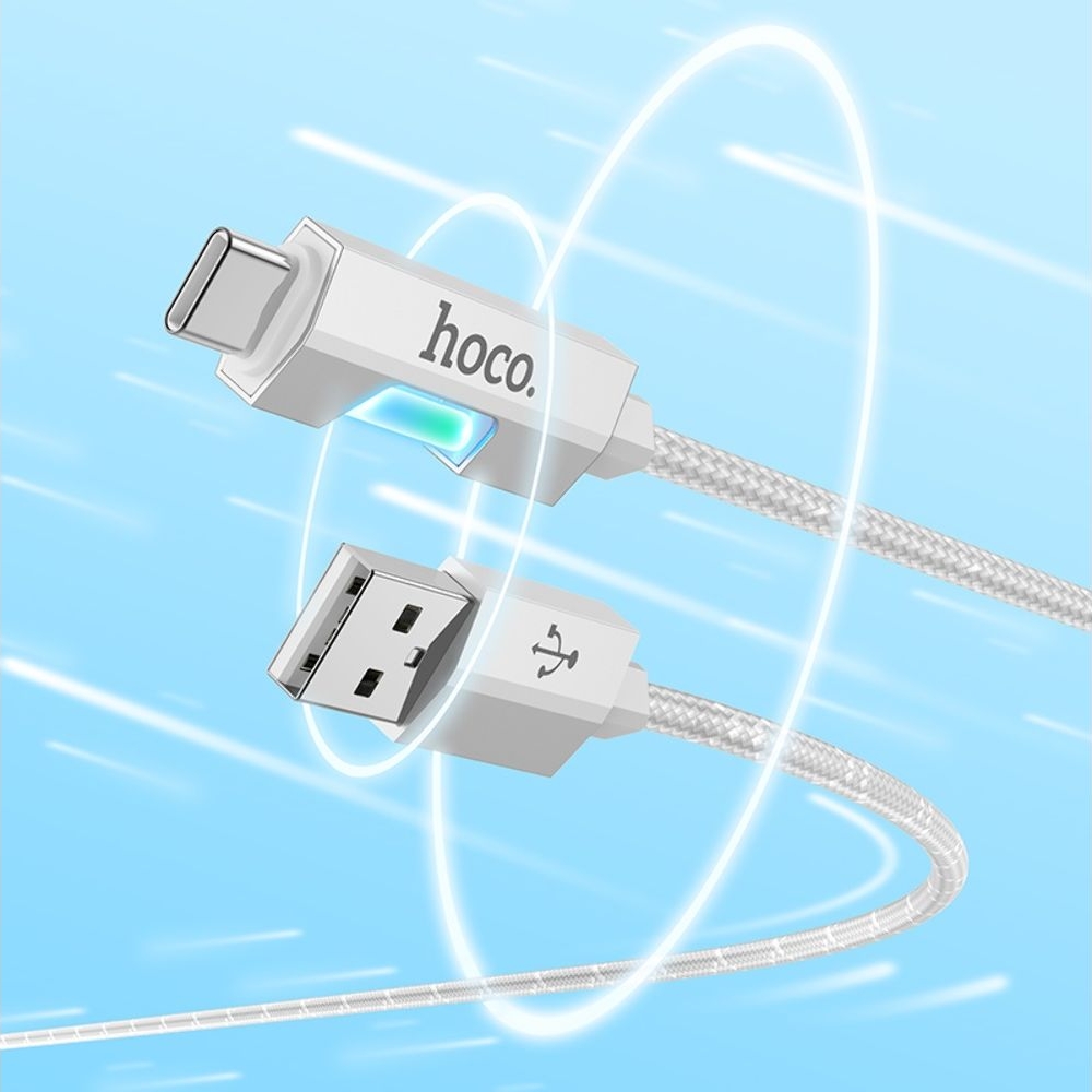 USB- Hoco U123, Type-C, 27 , 100 , 