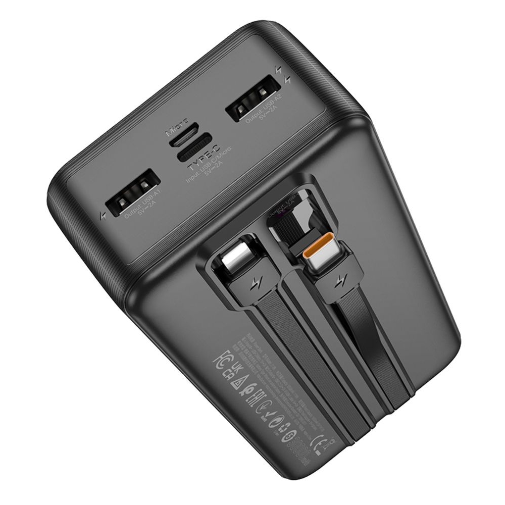 Power bank Hoco J118B, 30000mAh,  +  Type-C/ Lightning