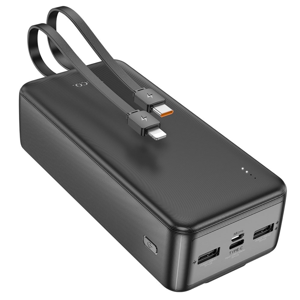 Power bank Hoco J118B, 30000mAh,  +  Type-C/ Lightning