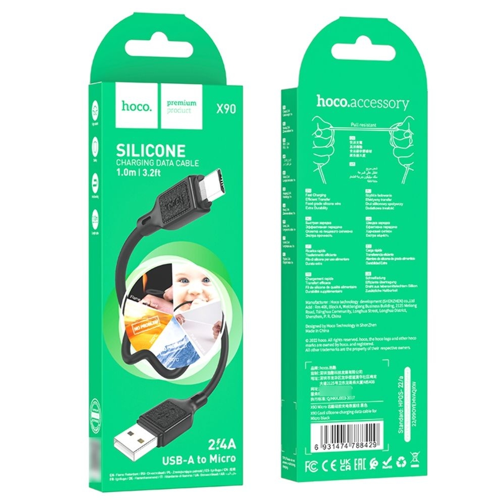  Hoco X90 USB to MicroUSB 1m, 