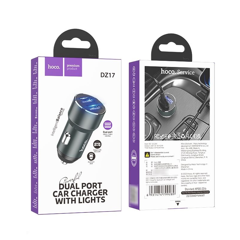    Hoco DZ17 2 USB  | ,  