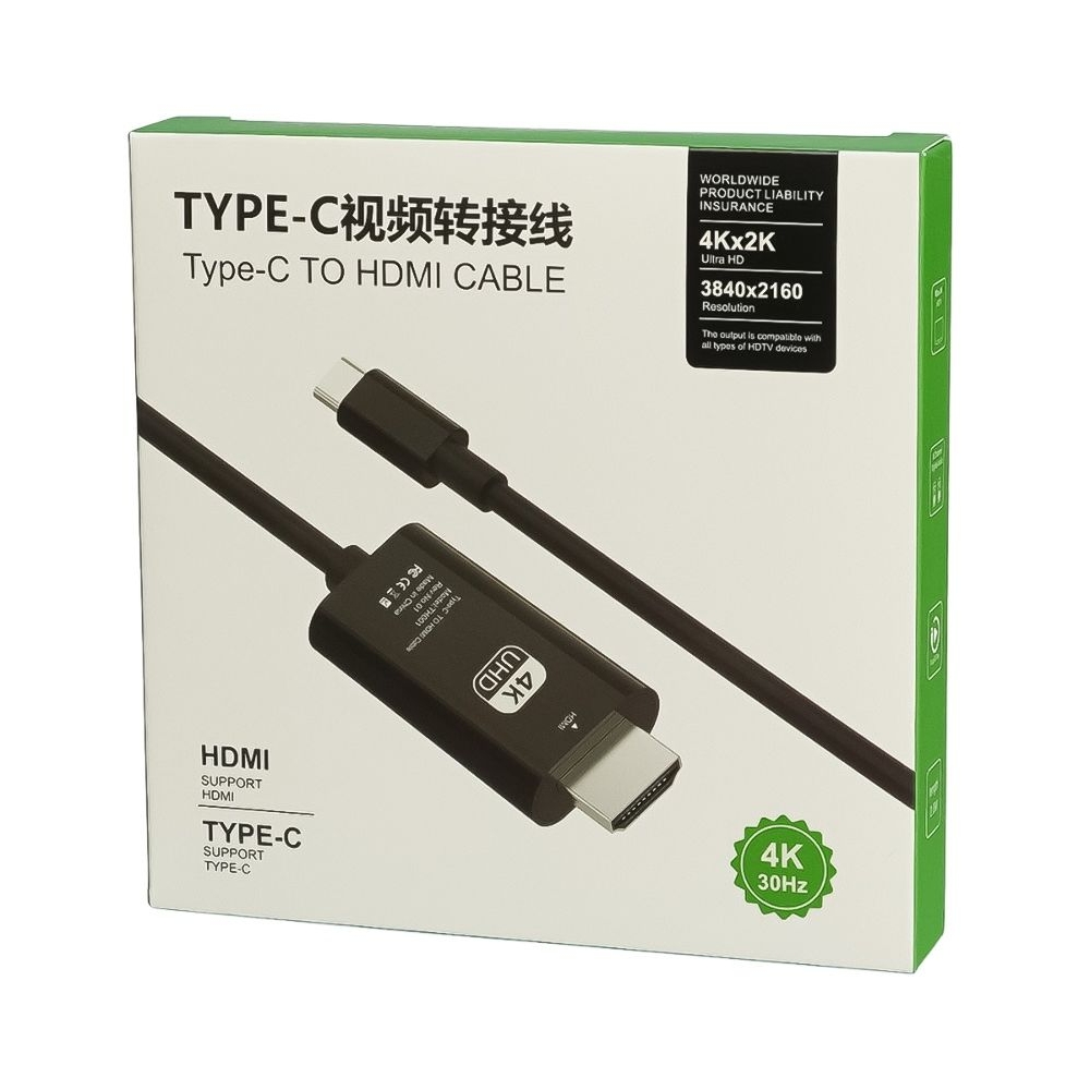   Type-C - HDMI 1.8m, 