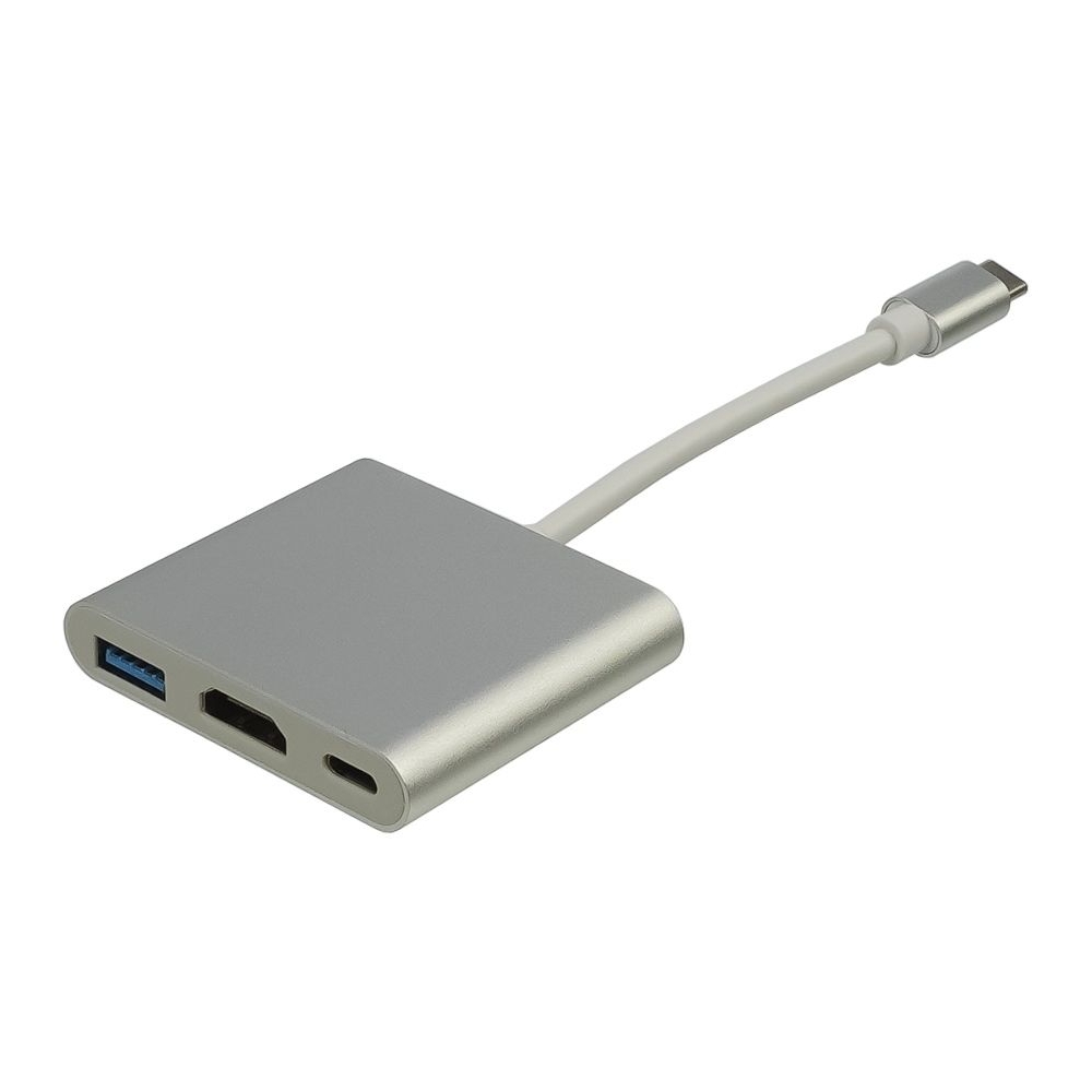   Type-C - HDMI + USB3.0 + Type-C 