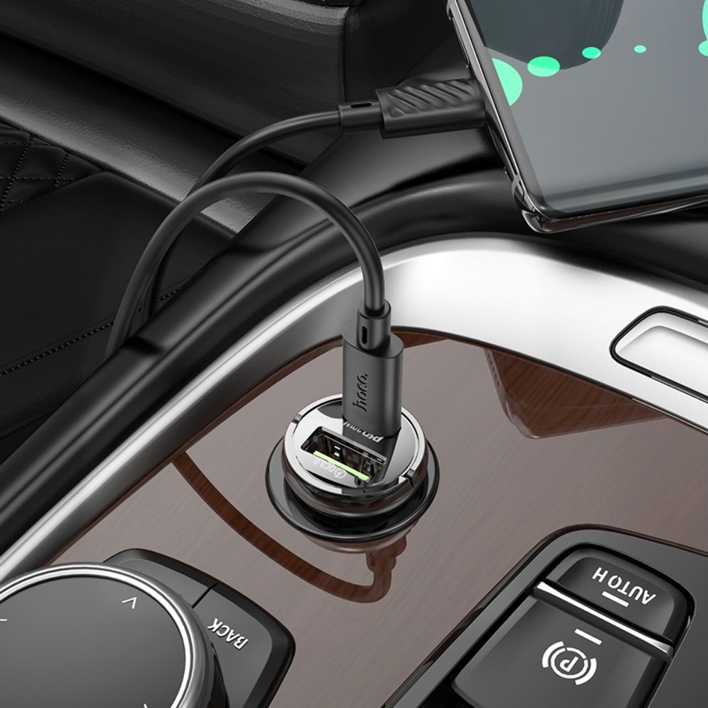    Hoco Z53A USB/ Type-C, Power Delivery (30 ), Quick Charge, transparent,  +  Type-C  Type-C | ,  