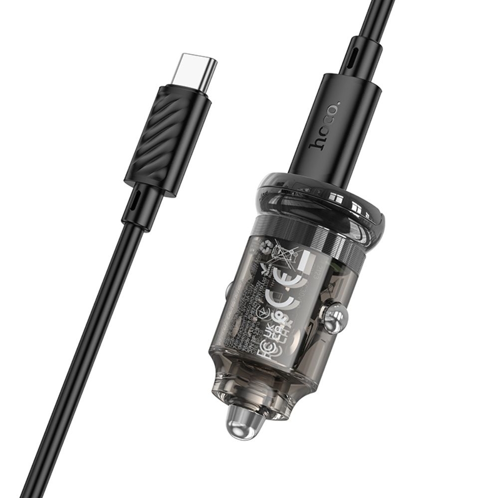    Hoco Z53A USB/ Type-C, Power Delivery (30 ), Quick Charge, transparent,  +  Type-C  Type-C | ,  