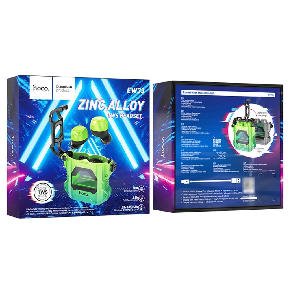    Hoco EW33 TWS fluorescent, 