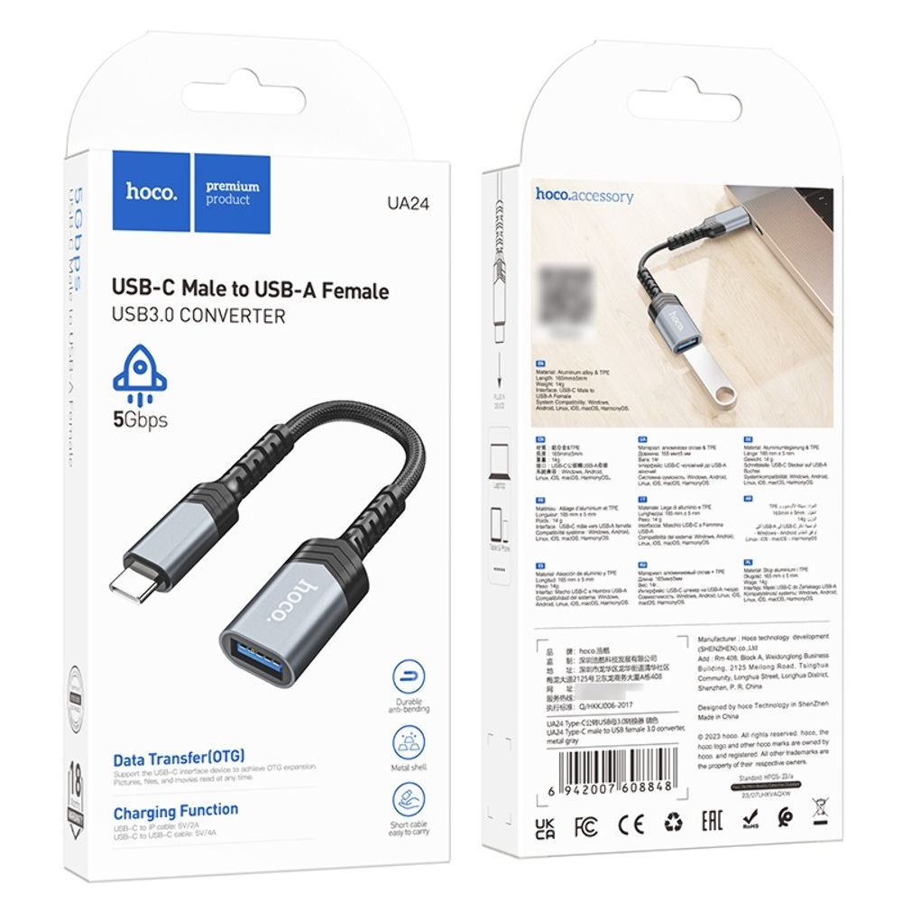   Hoco UA24 Type-C to USB 3.0 