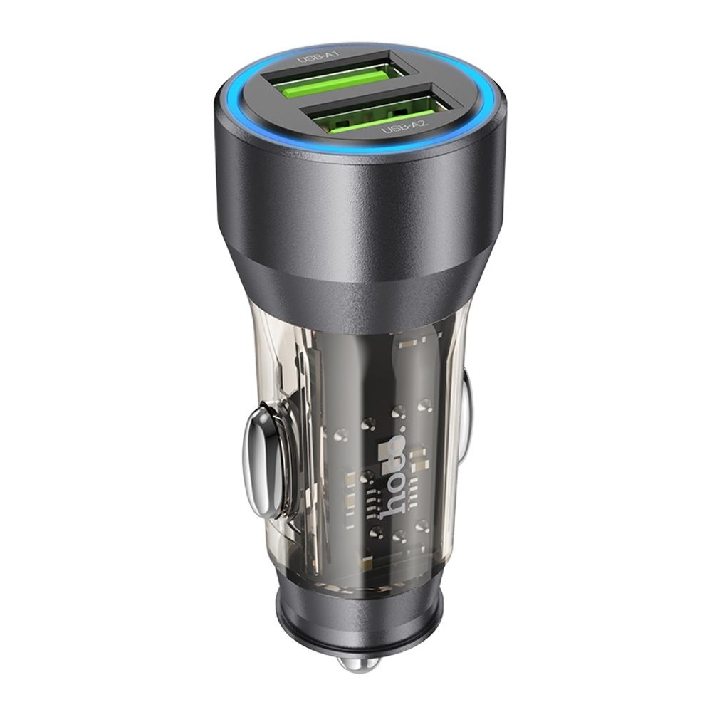    Hoco NZ12 2 USB, Quick Charge, 36W transparent,  | ,  
