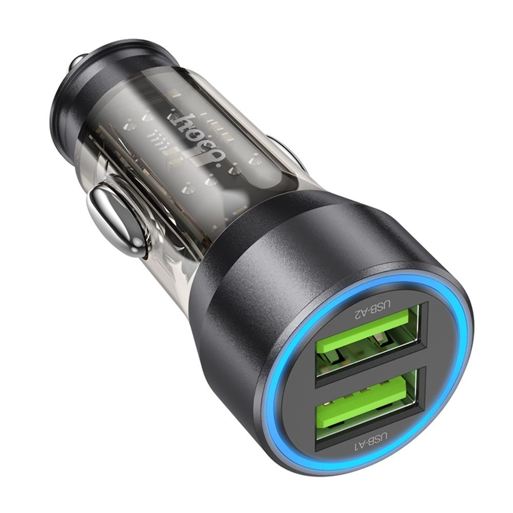    Hoco NZ12 2 USB, Quick Charge, 36W transparent,  | ,  