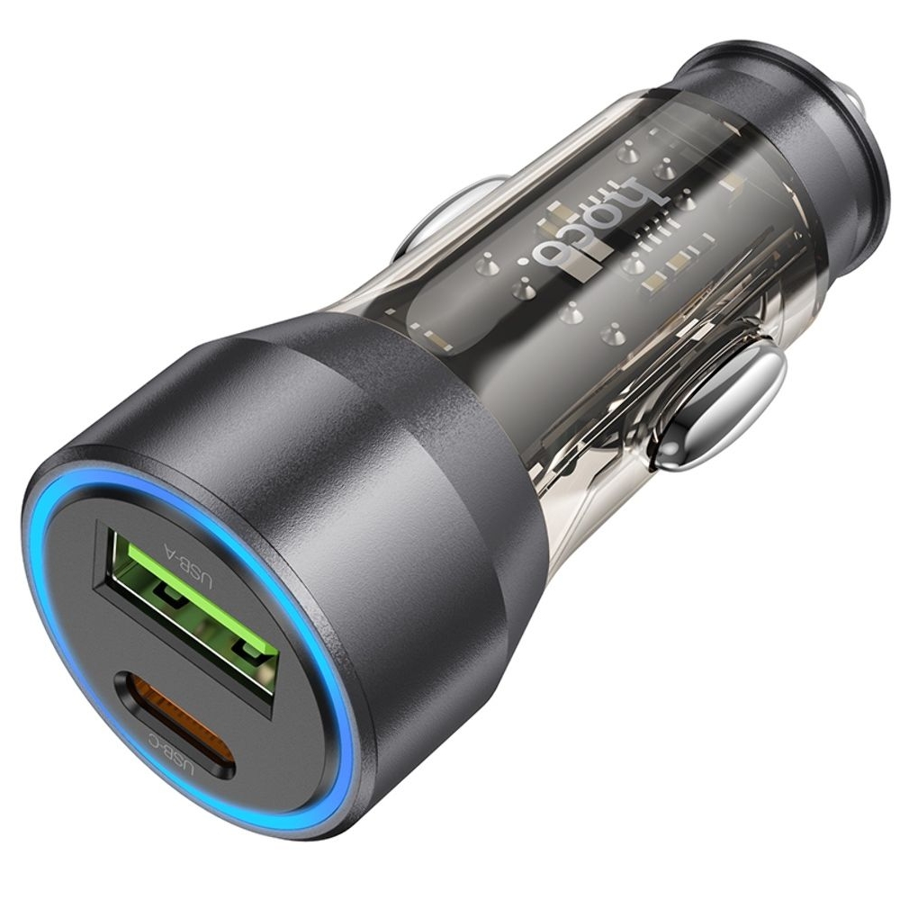    Hoco NZ12A USB/ Type-C PD 43W transparent,  | ,  