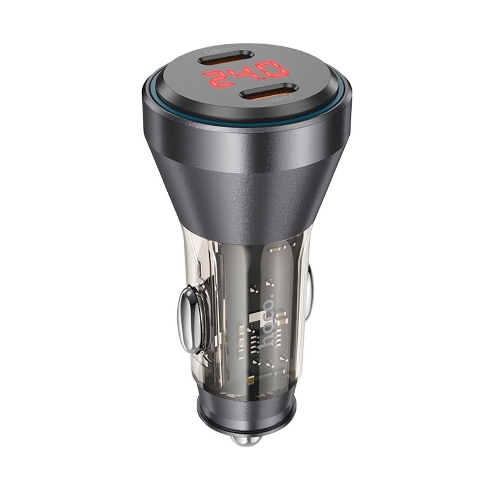    Hoco NZ12C 2 Type-C PD 60W   transparent,  | ,  