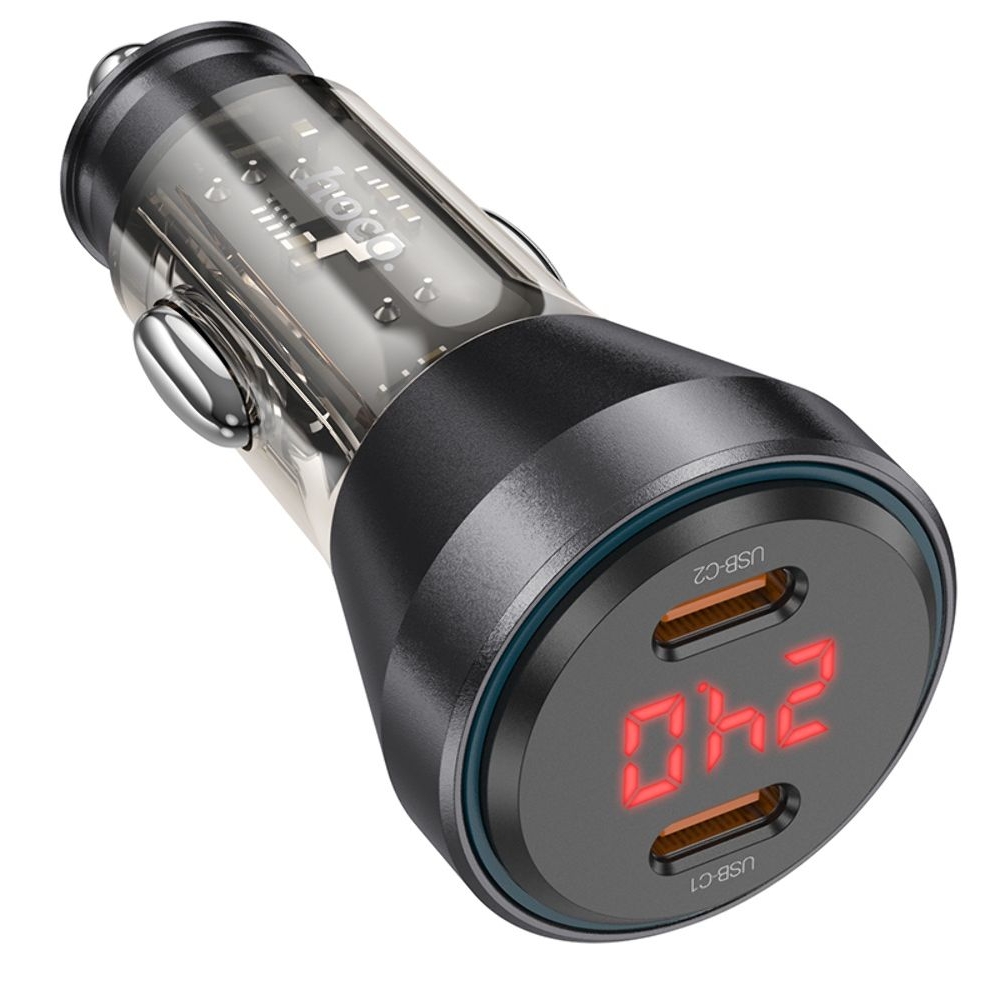    Hoco NZ12C 2 Type-C PD 60W   transparent,  | ,  
