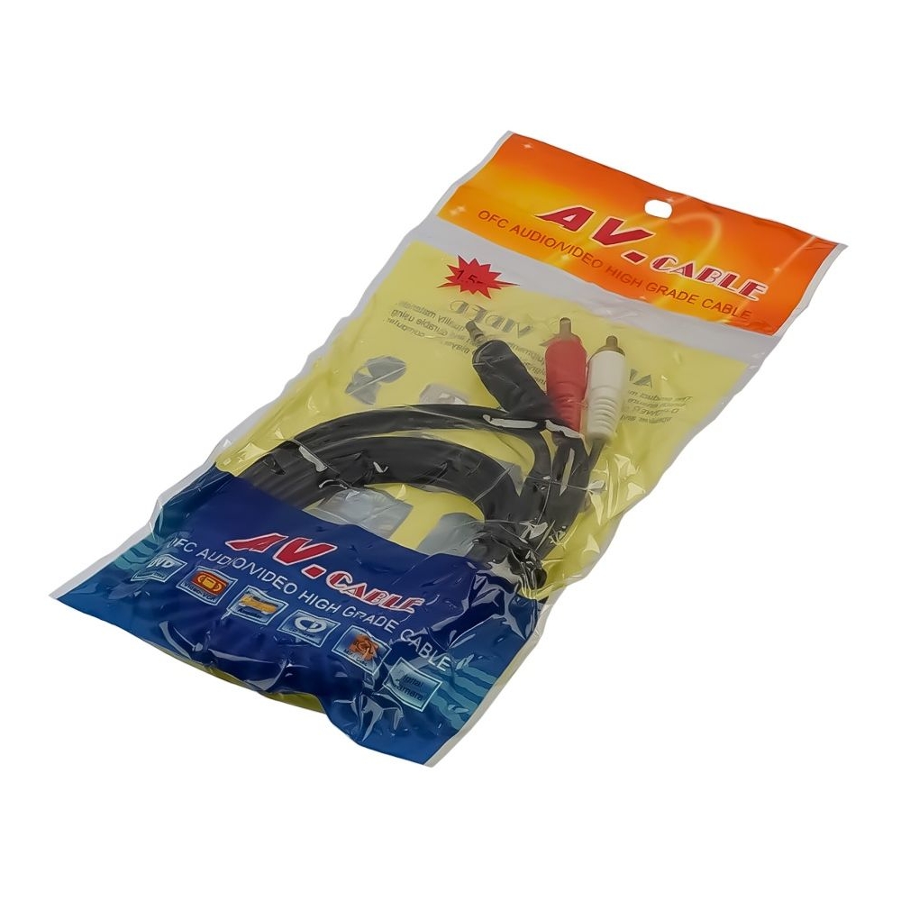   TRS Jack 3.5 to 2RCA 1.5m black