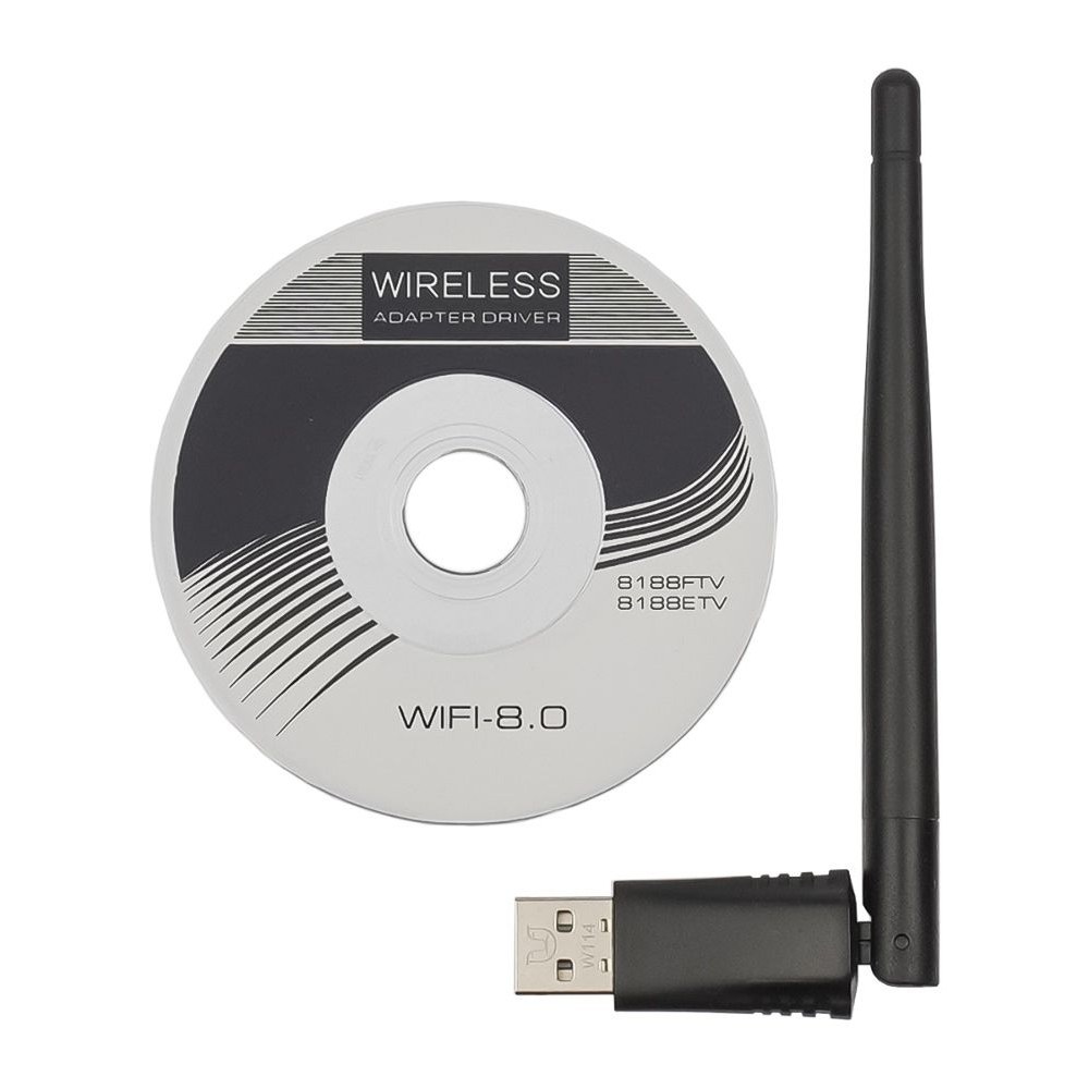 Wi-Fi  Alfa W114 USB 150Mbps IPTV / DVR RECEIVER 3DBi black