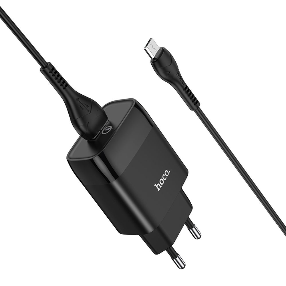    Hoco C72Q USB QC +  USB to MicroUSB black