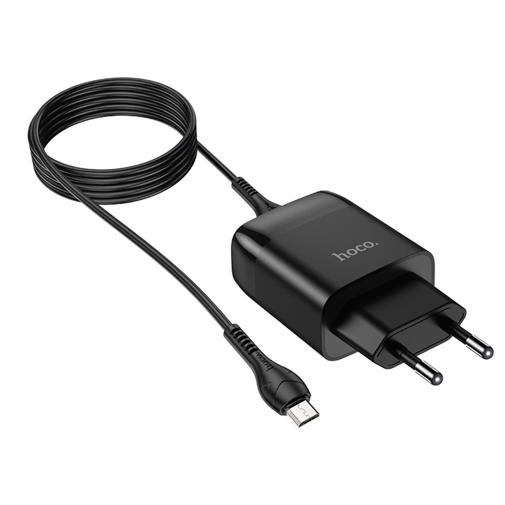    Hoco C72Q USB QC +  USB to MicroUSB black