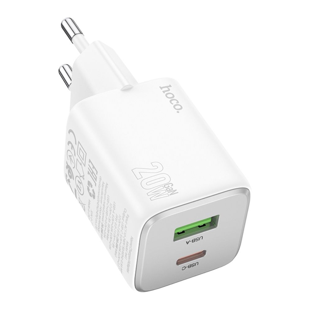    Hoco N41 USB/ Type-C PD QC white