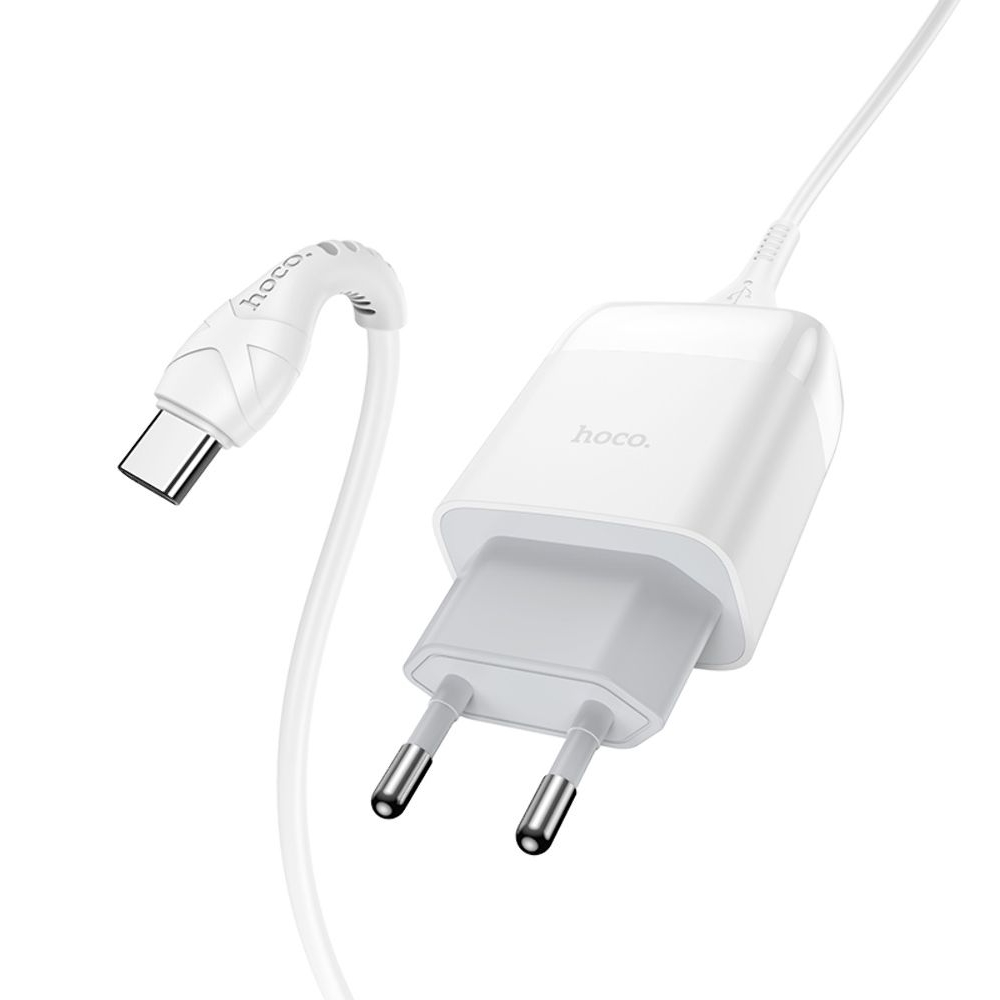    Hoco C72Q USB QC +  USB to Type-C white