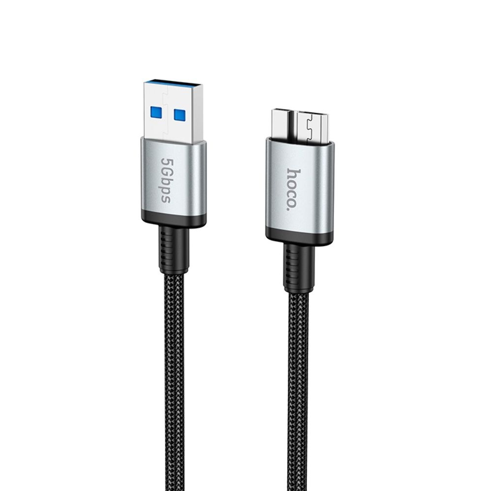   Hoco US10 USB to Micro USB3.0 5Gbit/s 0.5m black