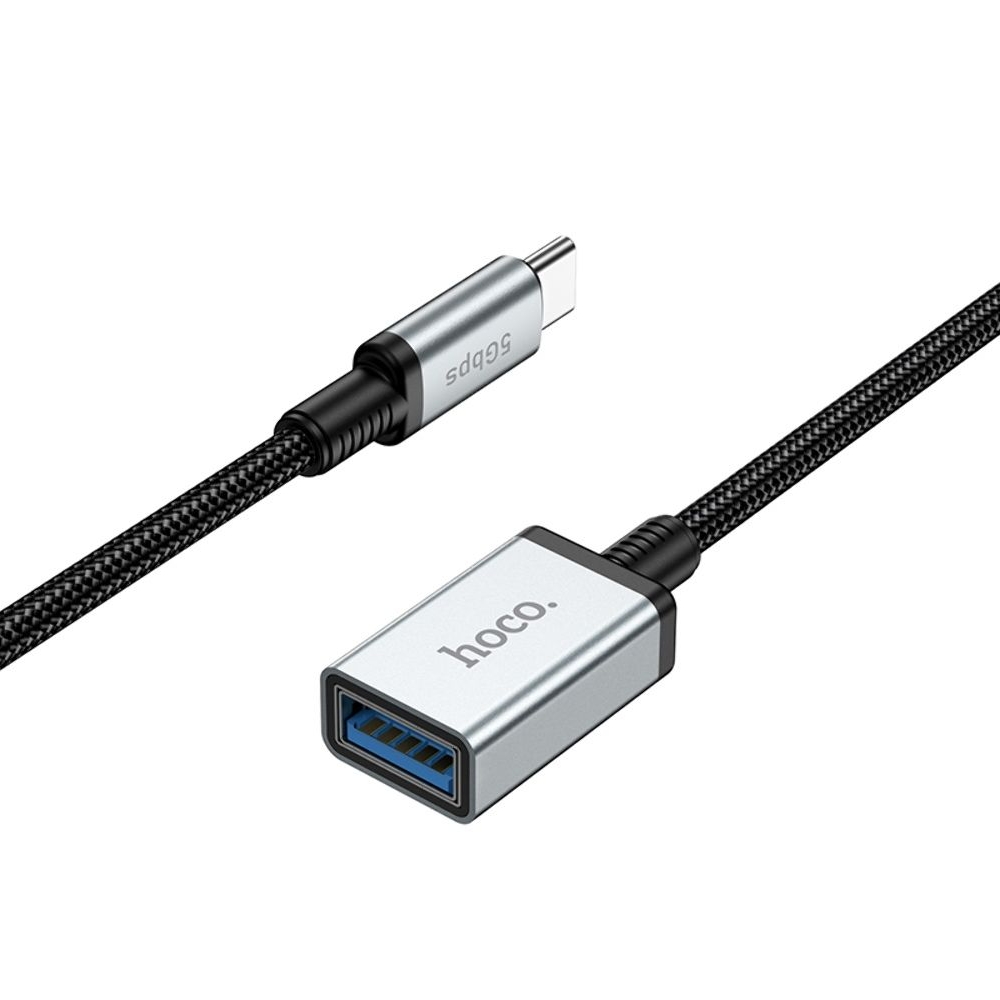   Hoco US10  Type-C to USB (F) USB3.0 5Gbit/s 0.5m black