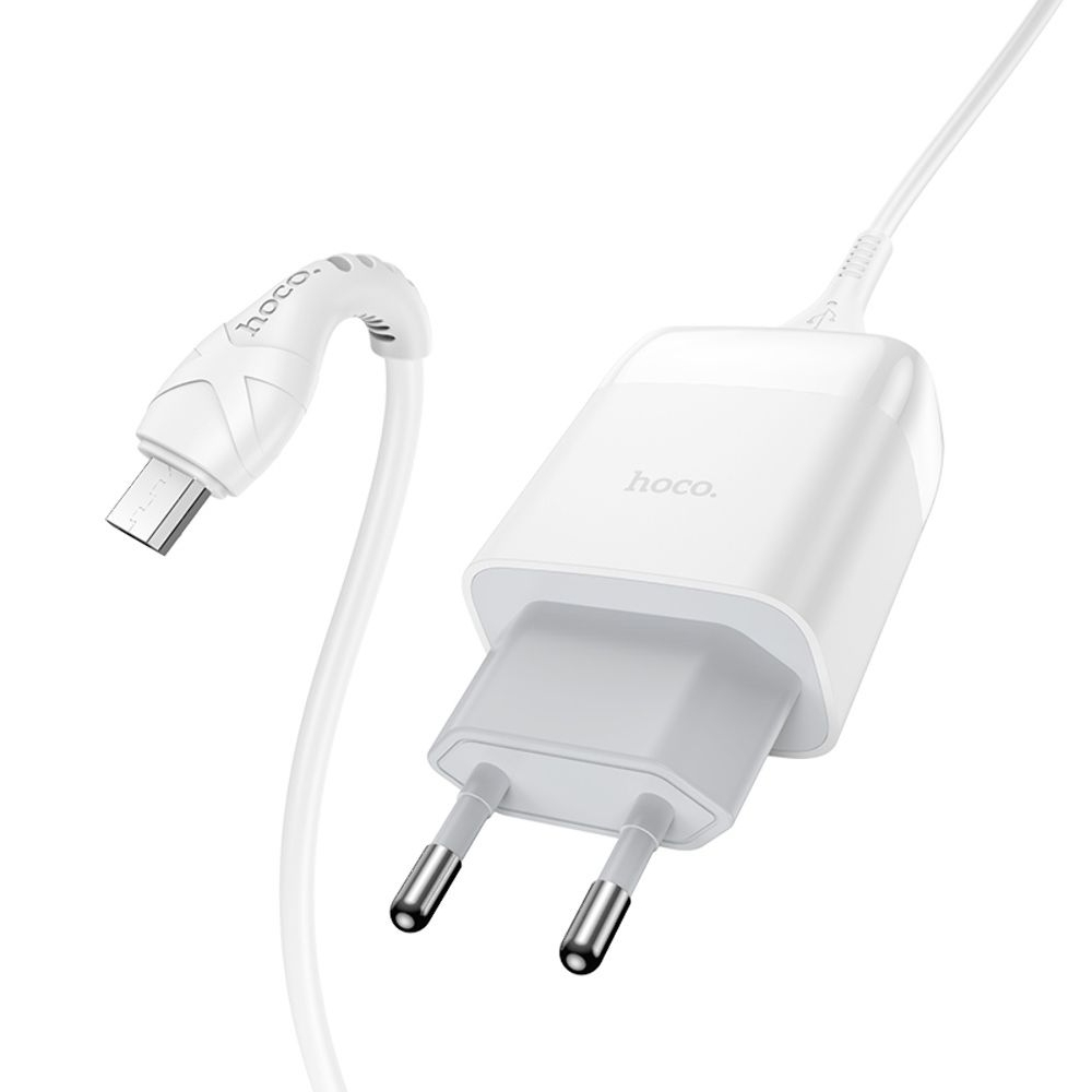    Hoco C72Q USB QC +  USB to MicroUSB white