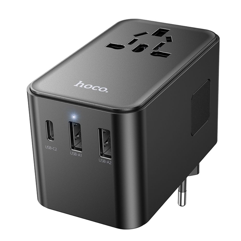     Hoco AC18 2 USB/ Type-C PD 35W black