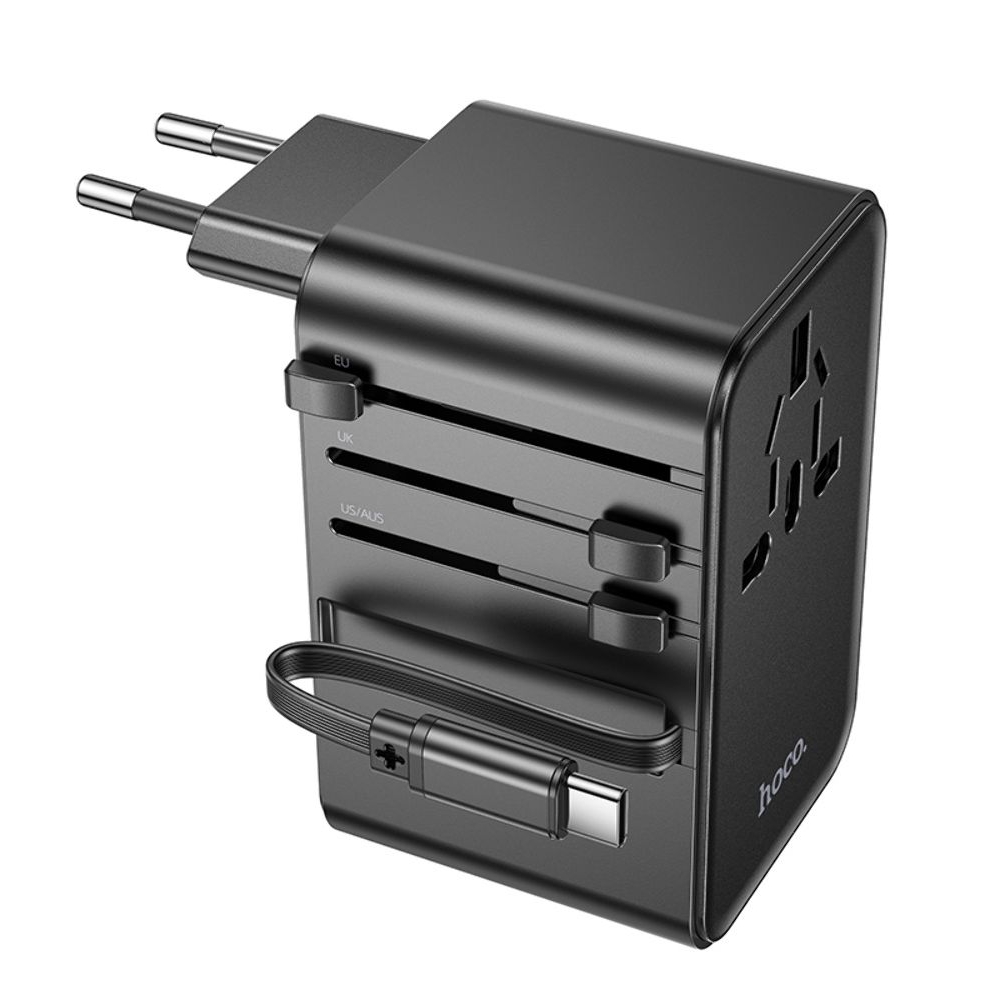     Hoco AC18 2 USB/ Type-C PD 35W black