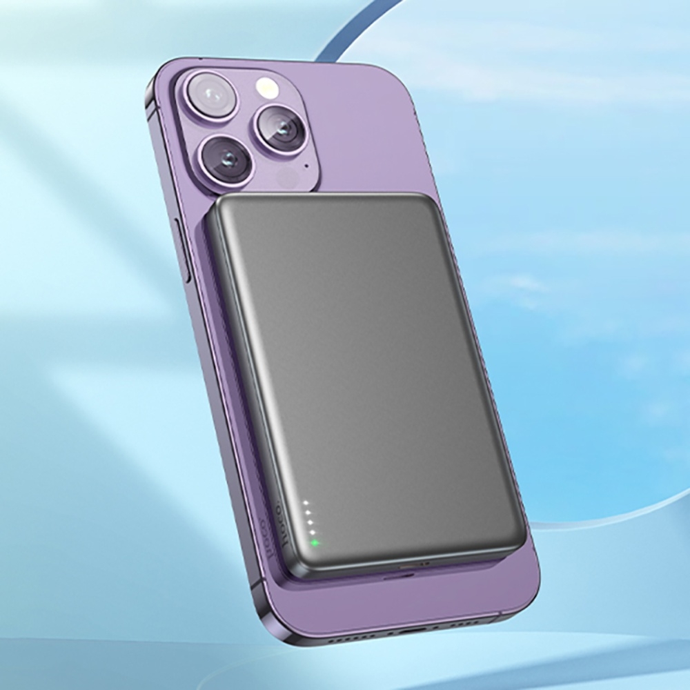 Power bank Hoco Q26 5000mAh PD 20W      metal gray