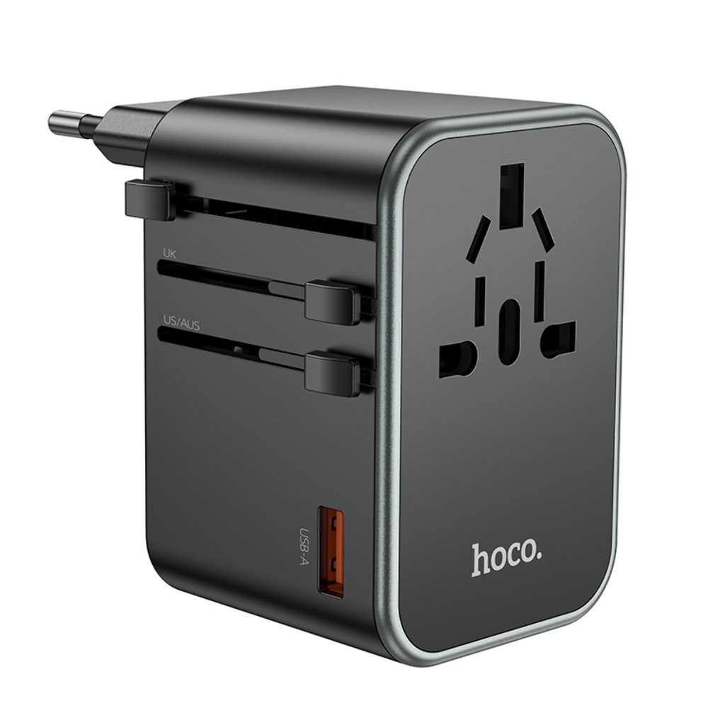    Hoco AC17 USB/ 2 PD Type-C 65W black