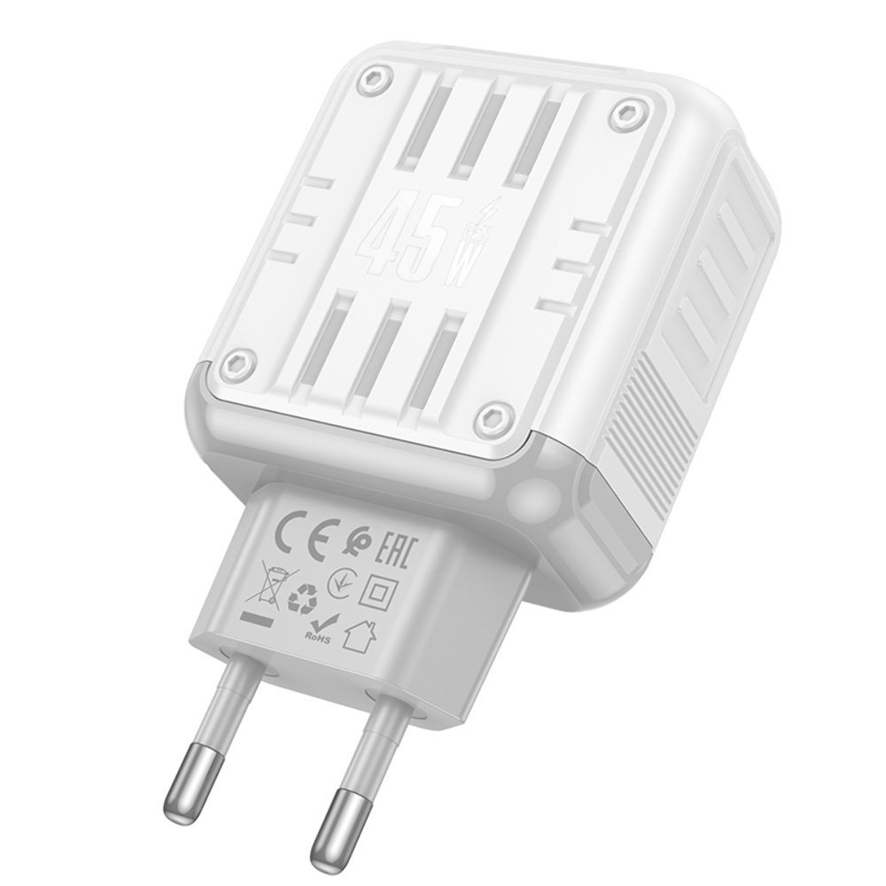    Hoco C137A 2 Type-C PD 45W white