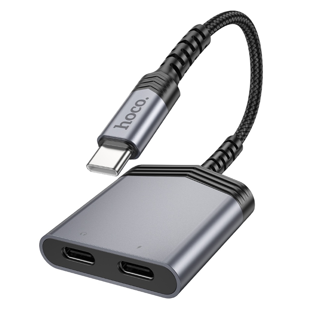   Hoco LS40   2 Type-C to Type-C metal gray