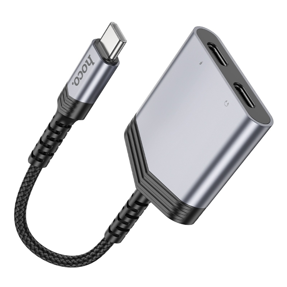   Hoco LS40   2 Type-C to Type-C metal gray