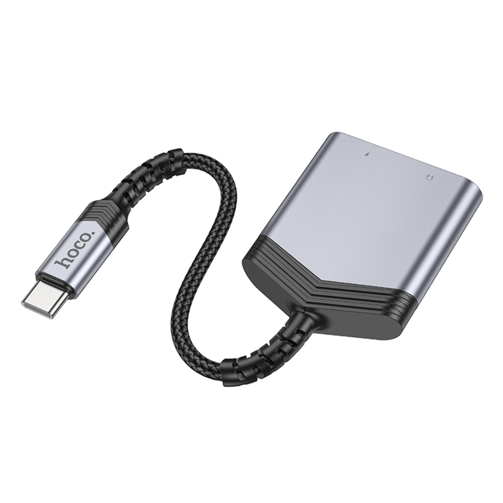   Hoco LS40   2 Type-C to Type-C metal gray