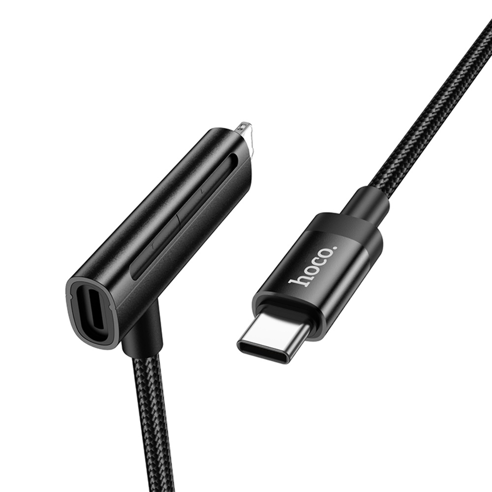  Hoco U135 21 Type-C to Lightning/ Type-C 1.2m black