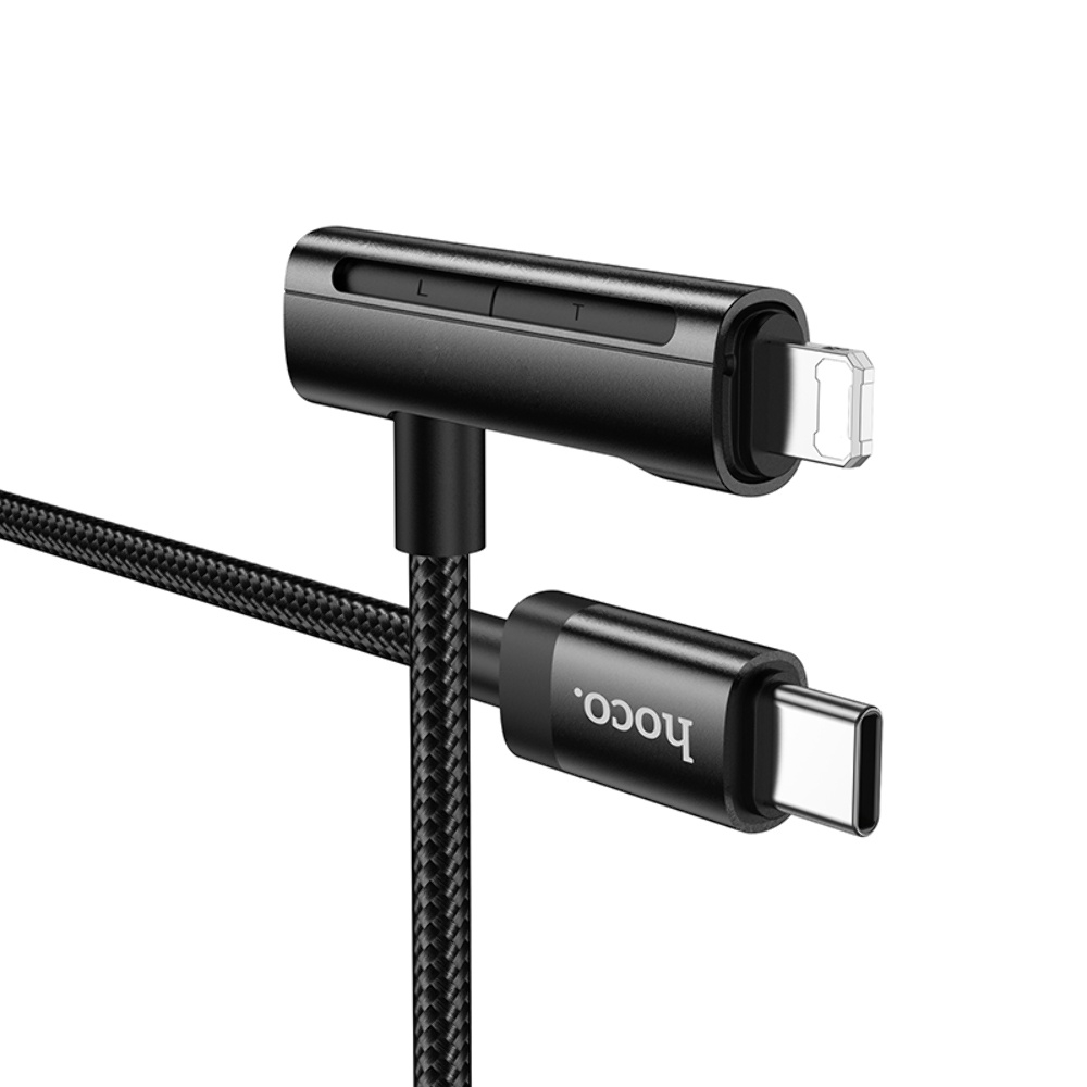  Hoco U135 21 Type-C to Lightning/ Type-C 1.2m black