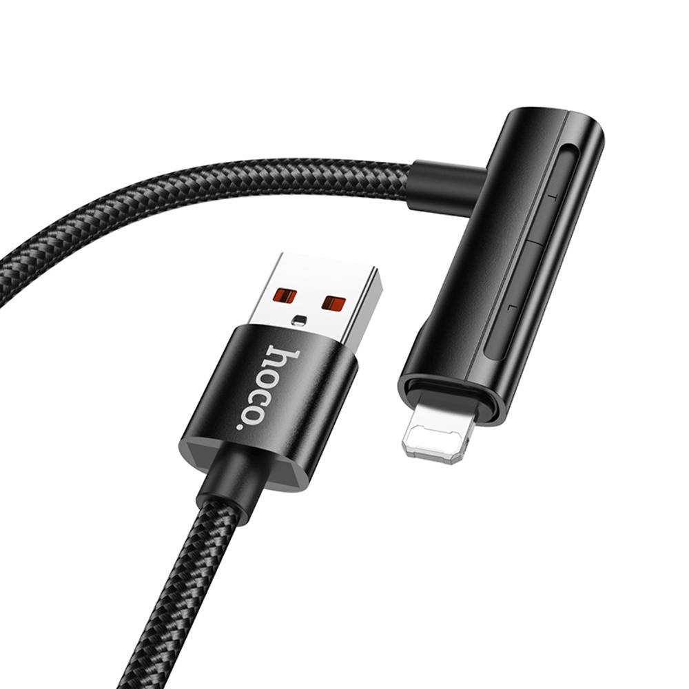  Hoco U135 21 USB to Lightning/ Type-C 1.2m black