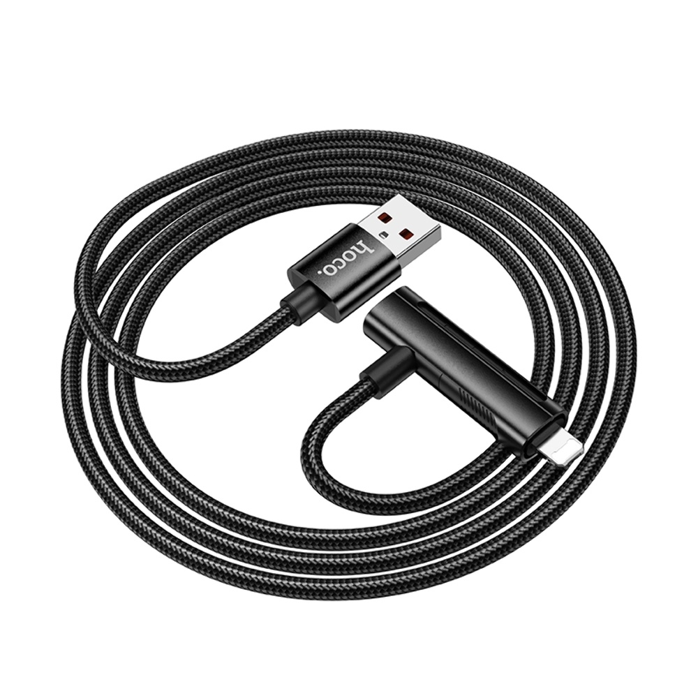  Hoco U135 21 USB to Lightning/ Type-C 1.2m black