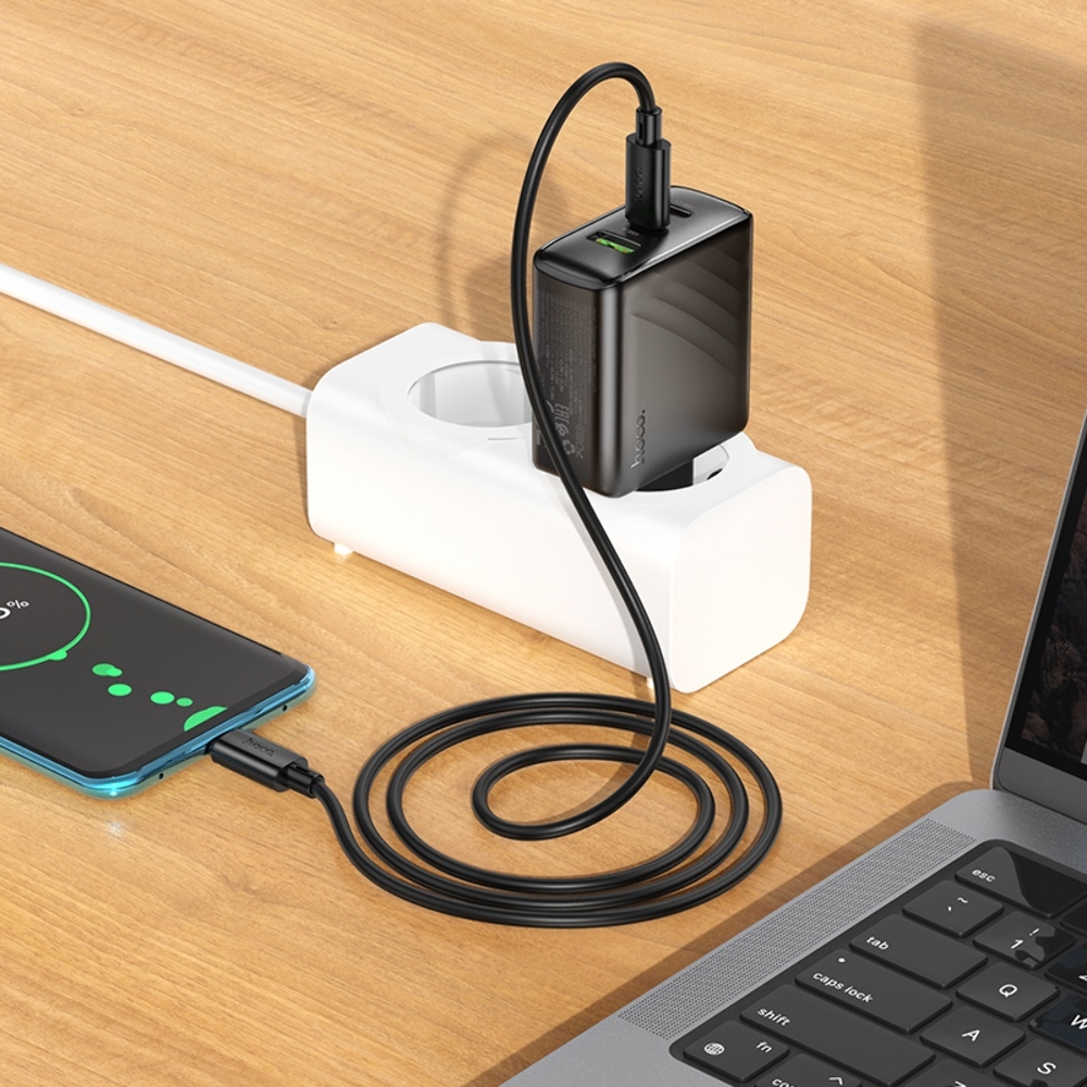    Hoco CS26A USB/ 2 Type-C PD 45W black