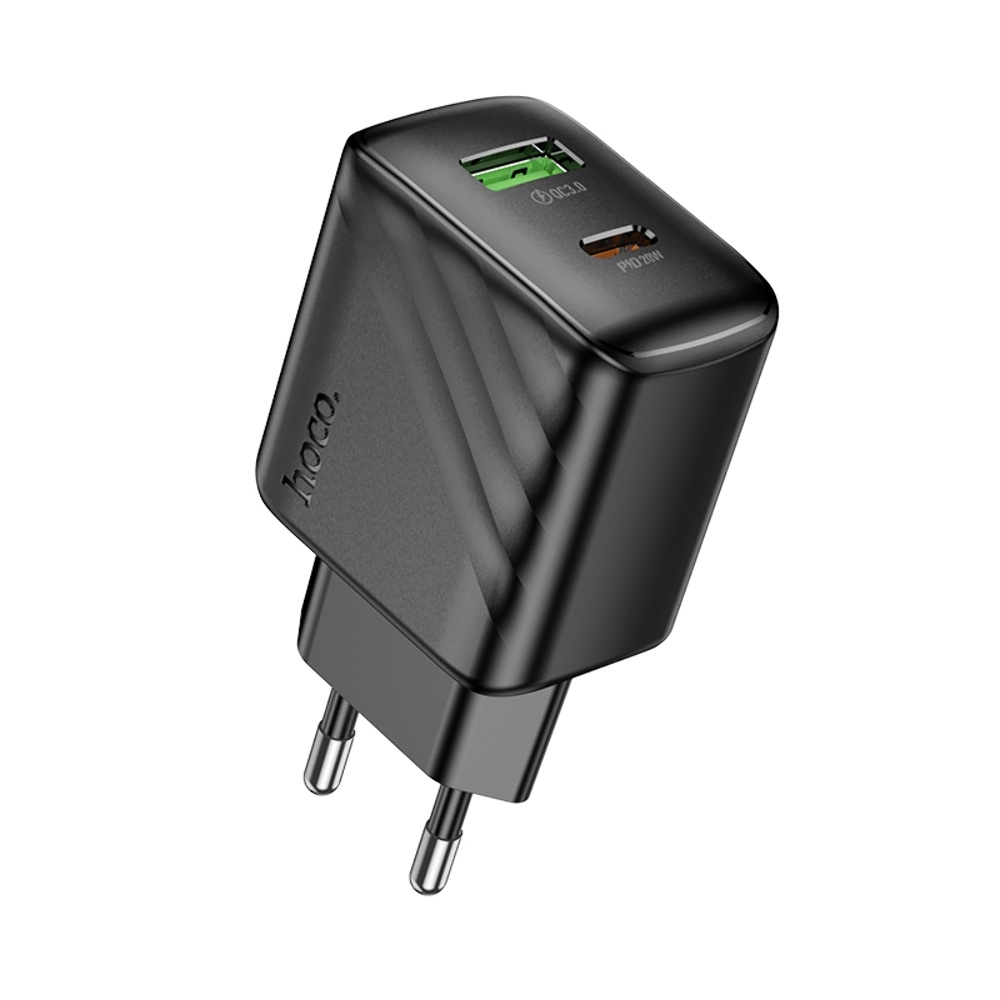    Hoco CS25A USB/ Type-C QC PD black
