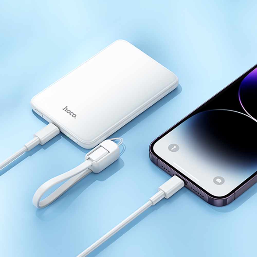 Power bank Hoco J140 5000mAh PD 20W +  Type-C white