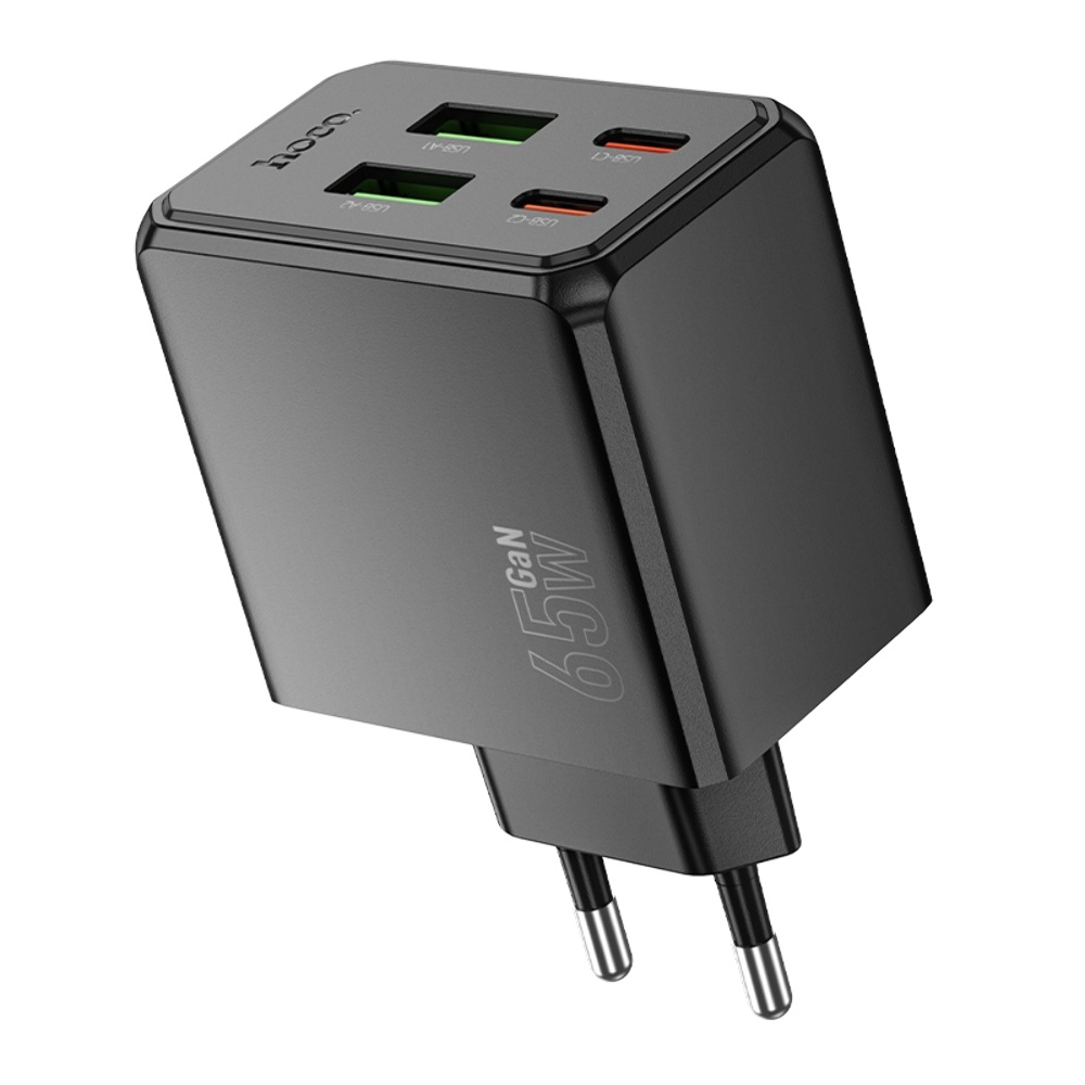    Hoco CS19A 2 USB/ 2 Type-C PD 65W black