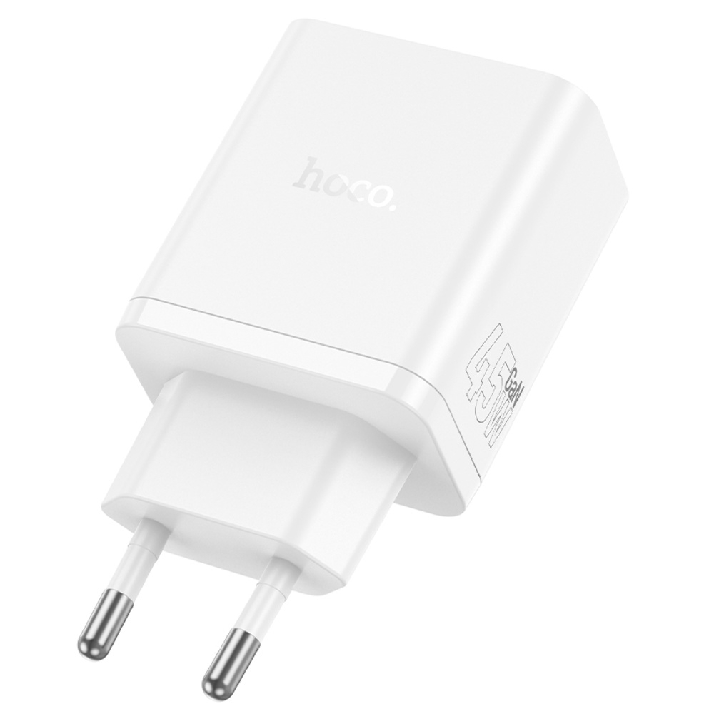    Hoco N50 USB/ 2 Type-C PD 45W white