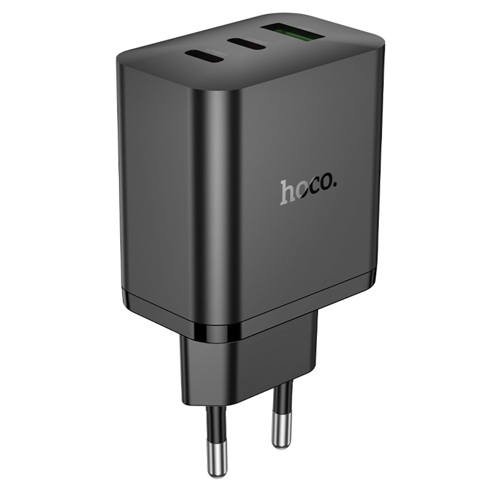    Hoco N51 USB/ 2 Type-C PD 65W black