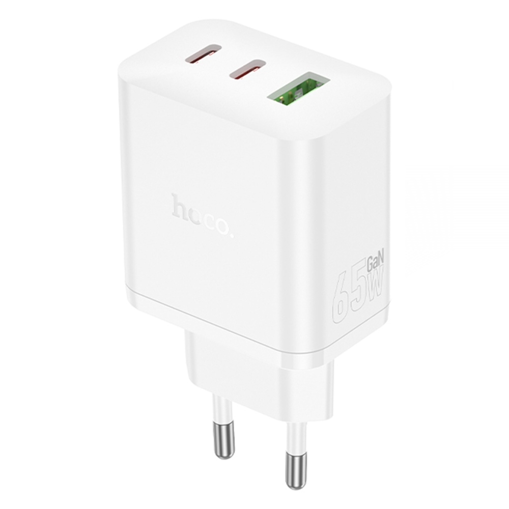    Hoco N51 USB/ 2 Type-C PD 65W white