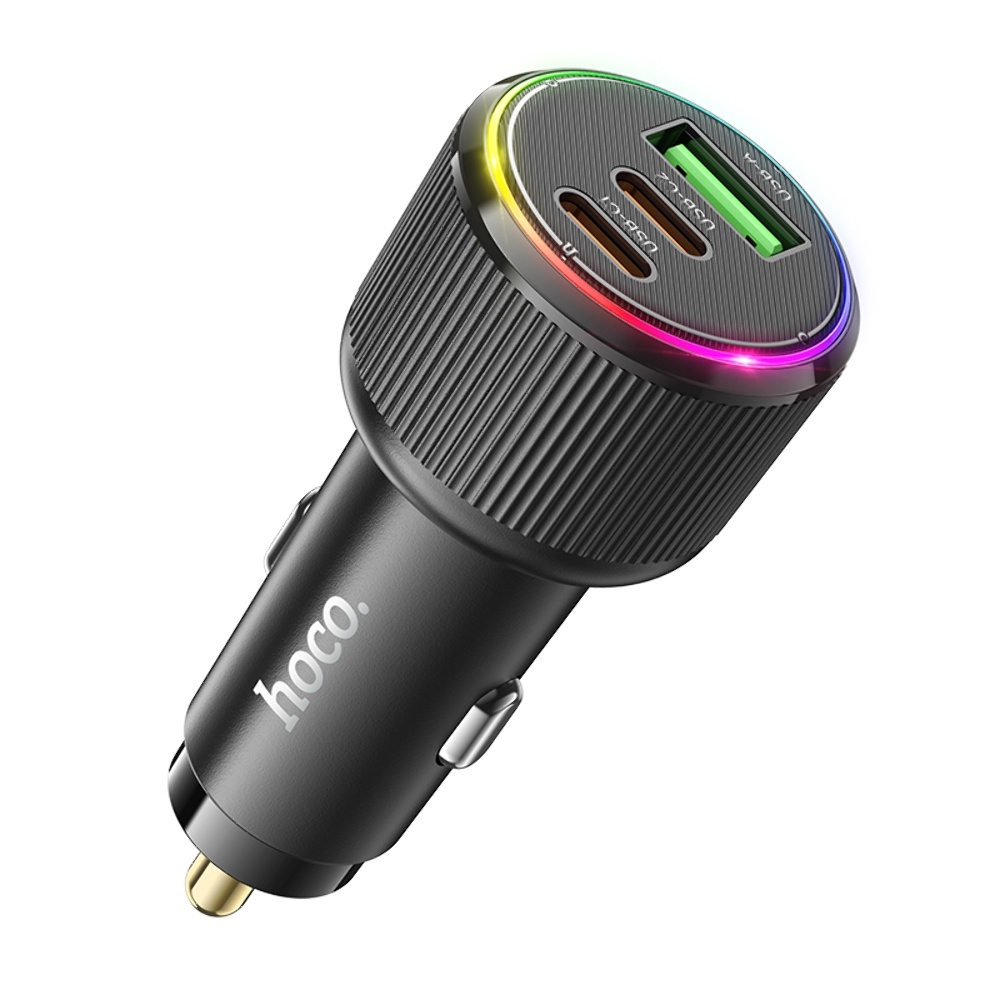    Hoco NZ17 USB/ 2 Type-C PD 75W black