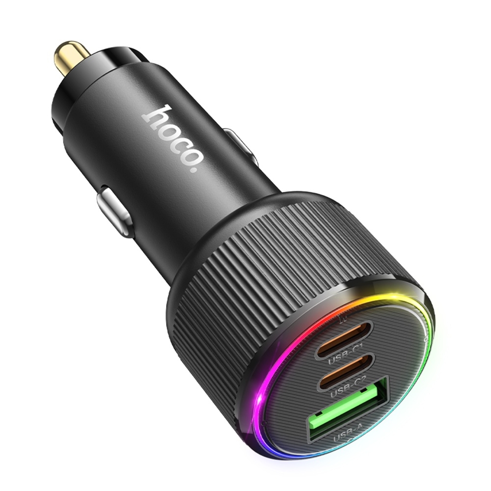    Hoco NZ17 USB/ 2 Type-C PD 75W black