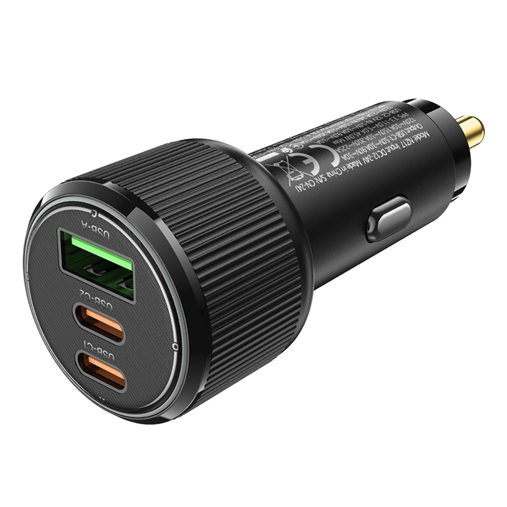    Hoco NZ17 USB/ 2 Type-C PD 75W black